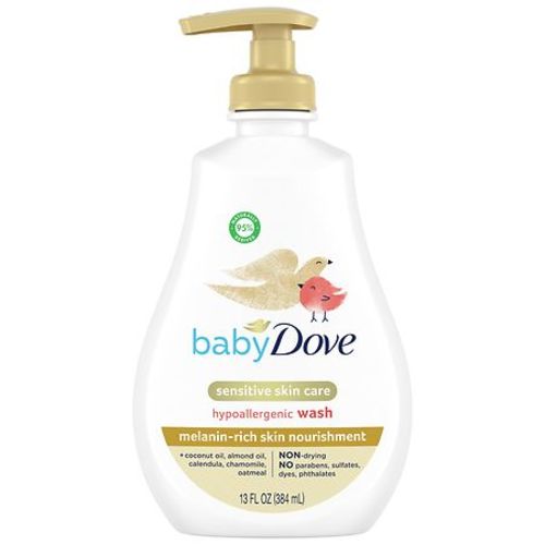 Baby Dove Melanin Rich Skin Nourishment Sensitive Skin Care Hypoallergenic Wash