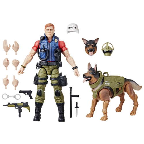 G.I. Joe Classified Series #157, Christopher "Law" Lavigne & Order, 6" Action Figure & Dog