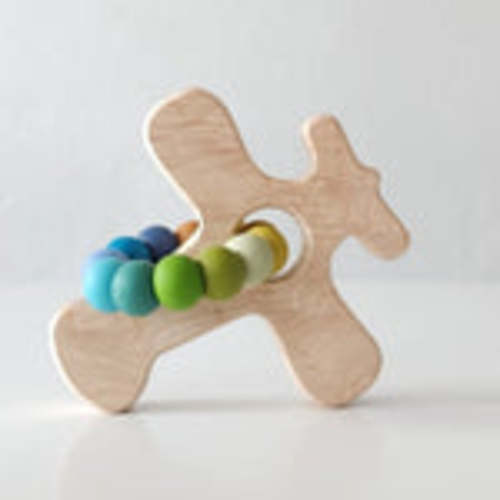 Airplane Wood Grasping Toy | Confetti
