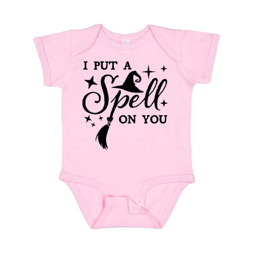 Inktastic I Put a Spell on You Halloween Magic Boys or Girls Baby Bodysuit