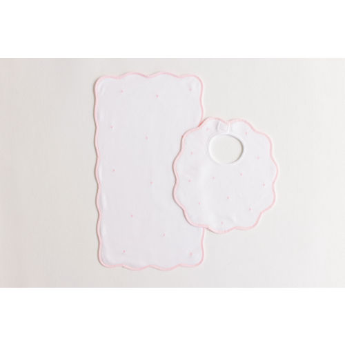 Bib & Burp – Pink Dots
