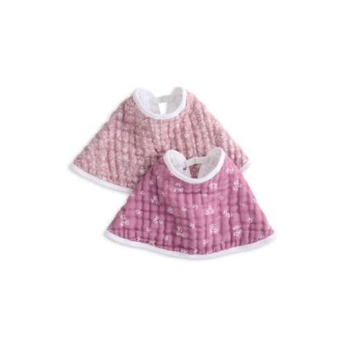 Aden and Anais  Floral Muslin Burpy Bibs, 2 Pack