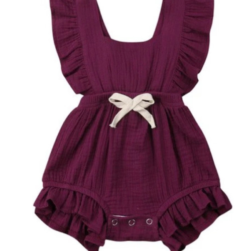 SIERRA Ruffle Romper - Hazel & Bo