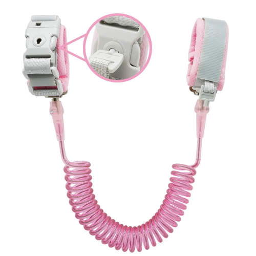 GASTROPOD Toddler Leash,Anti Lost Wrist Link Secure Walking Harness with Key Lock for Kids Baby,2M Safety Wristband Rope Leash for Toddlers 1-3