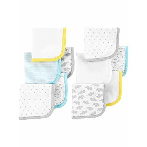 Simple Joys by Carter's Baby 10-Pack Washcloth Set, Assorted Pack, One Size