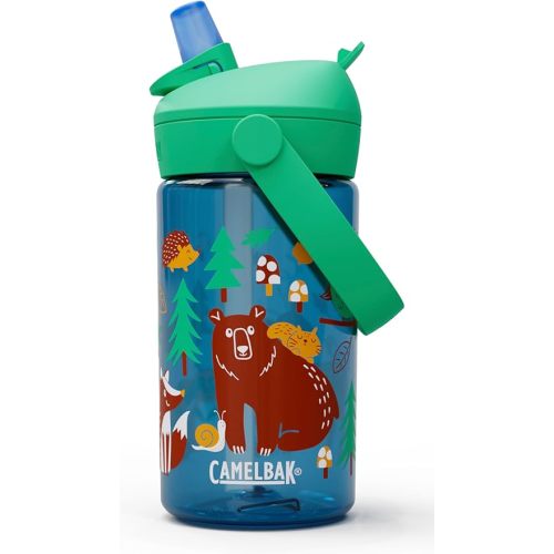 CamelBak Thrive Flip Straw Kids Bite Valve Tritan Renew Water Bottle 14oz