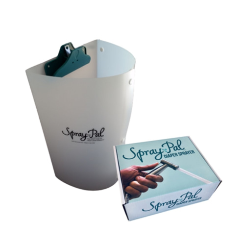 The Spray Pal Cloth Diaper Sprayer and Splatter Shield