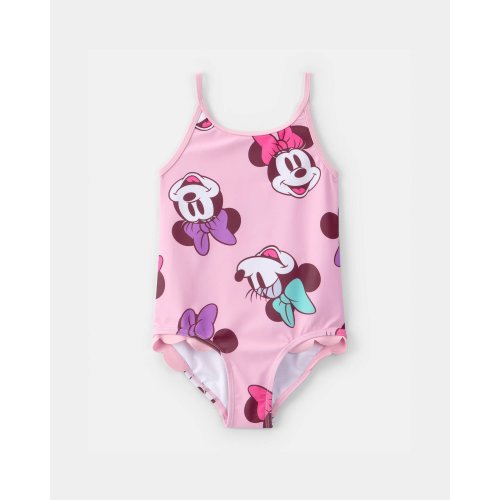 Toddler Girl 1-Piece Disney© Minnie Mouse Swimsuit - Pink | Carter's