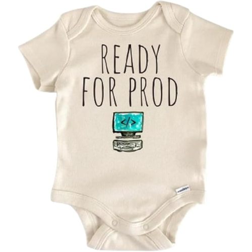 NOFO VIBES Coding Coder Programming Baby Bodysuit – Funny Infant Outfit, Unisex Cotton Baby Clothes, Soft Newborn Bodysuit