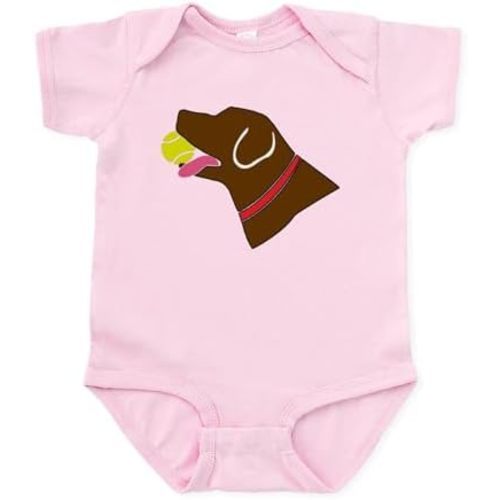 CafePress Chocolate Lab Infant Bodysuit Cute Infant Bodysuit Baby Romper
