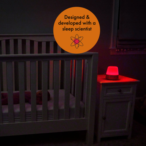 The First Years Sunset Baby Soother with DreamRed Technology - Nightlight and White Noise Soother