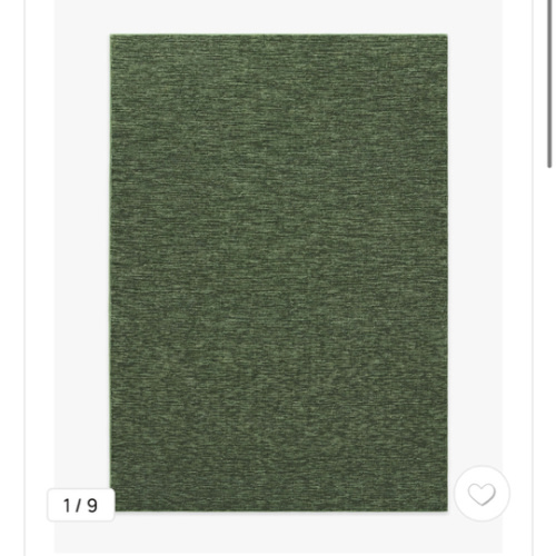 Finley Moss Green Plush Rug