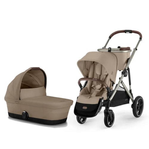 Cybex e-Gazelle S Stroller, 2026, Almond Beige, $850 goal