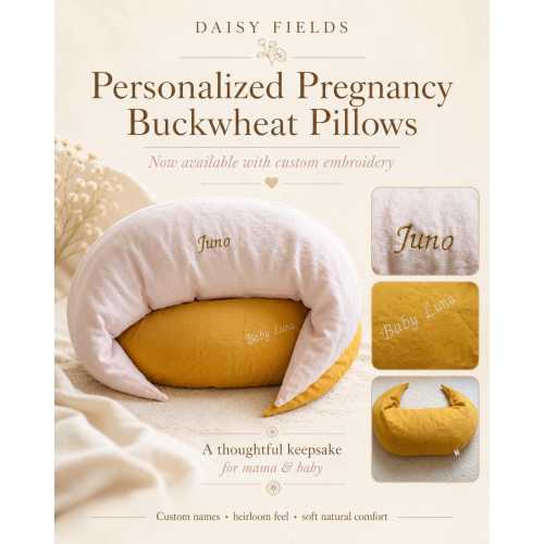 Pregnancy & Nursing Buckwheat Pillow