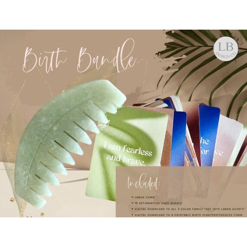 Labor Comb Pregnancy Labor Bundle Gift for Expecting Mom - Etsy