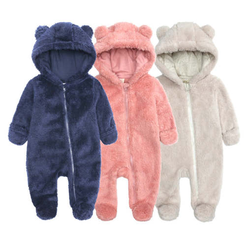 Cute Bear Winter Long Sleeves Romper