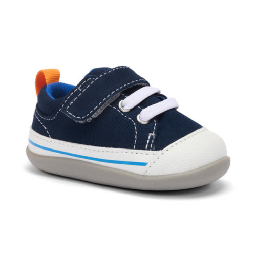 See Kai Run Stevie (First Walker) Navy Canvas