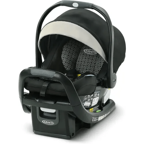 Graco SnugRide SnugFit LX Infant Car Seat, Baby Car Seat with Anti-Rebound Bar for Extra Safety, SnugLock Easy Install Carseat, 1-Hand Adjustable Handle, No-Rethread Harness, Baby Essentials, Pierce