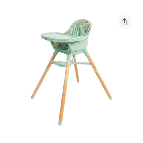 4-in-1 Multi-Use High Chair | Green Garden
