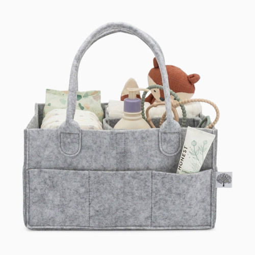 Parker Baby Co. Diaper Caddy - Gray, Regular