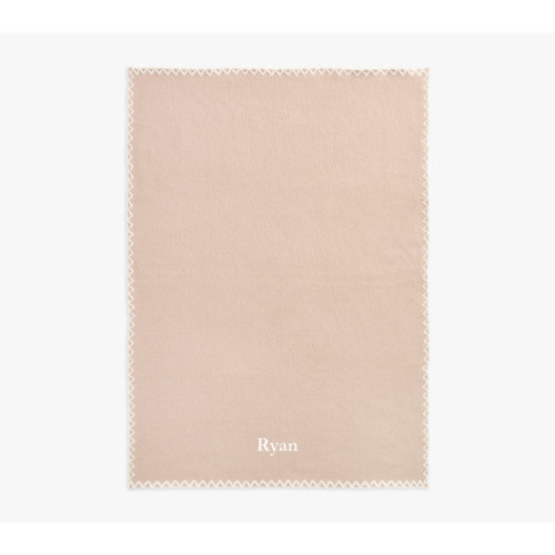 Cozy Jacquard Knit Baby Blanket