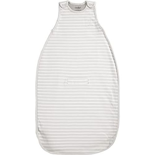 Woolino 4 Season Toddler Sleeping Bag, Merino Wool and Organic Cotton Baby Sleep Bag Sack, 2-4 Years, Birch Gray