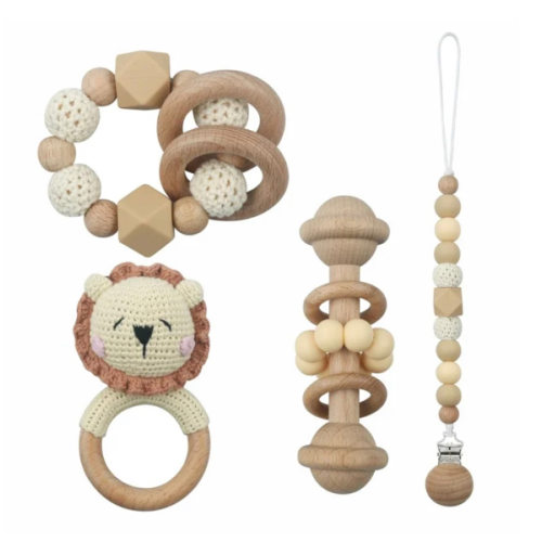 Wooden Animal Newborn Set