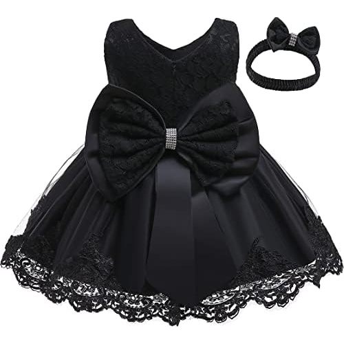Jup'Elle Baby Girl Dresses with Headwear Pageant Party Wedding Flower Girl Dress