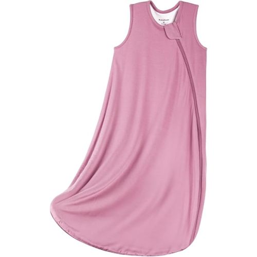 BubblePanda Modal Sleep Sack 0-6 Months 0.5 Tog Super Soft Baby Sleep Sack 3-6 Months for Infant Summer Lightweight 2-Way Zipper Newborn Wearable Blanket 0-3 Months