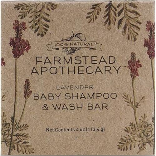 Farmstead Apothecary Baby Shampoo & Wash Bar 4.5 oz