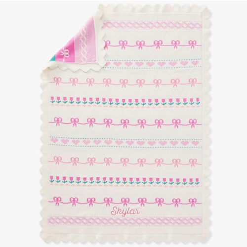 LoveShackFancy Fair Isle Baby Blanket