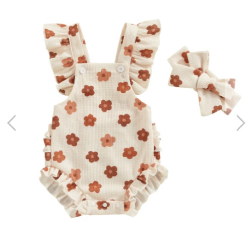 SUMMER DAYS Ruffle Romper - Hazel & Bo