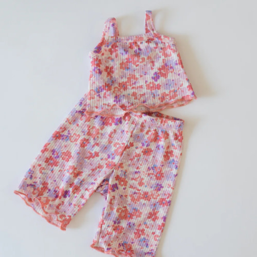 Pant Set in Pink Peony