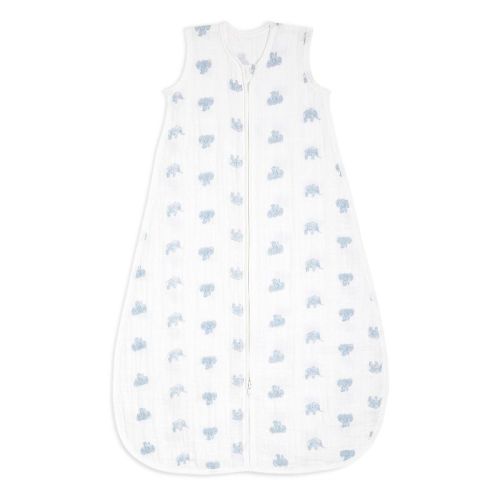Aden + Anais Organic Wearable Blanket - 6-18 Months - animal Kingdom - hello elephants