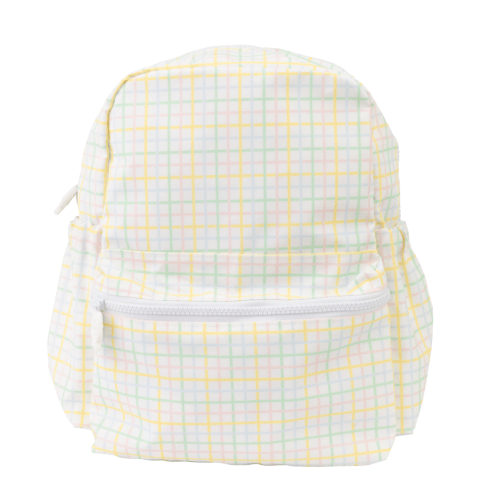 The Backpack in Multi Windowpane