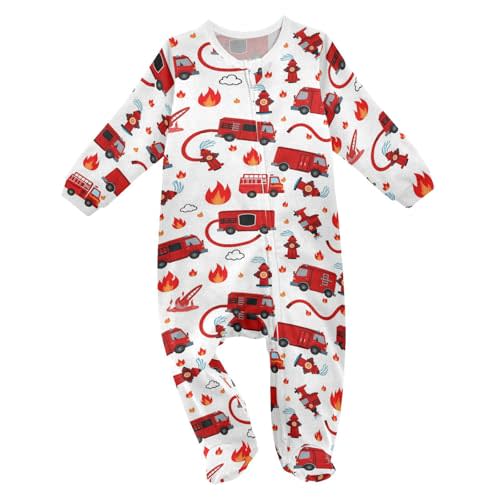Dussdil Baby One-Piece Footies Newborn Rompers Pajamas Cotton Footed Pjs for Sleep Play Boys Girls