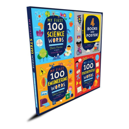 My First 100 STEM Words Set (B&N Exclusive Edition) by Chris Ferrie, Board Book | Barnes & Noble®