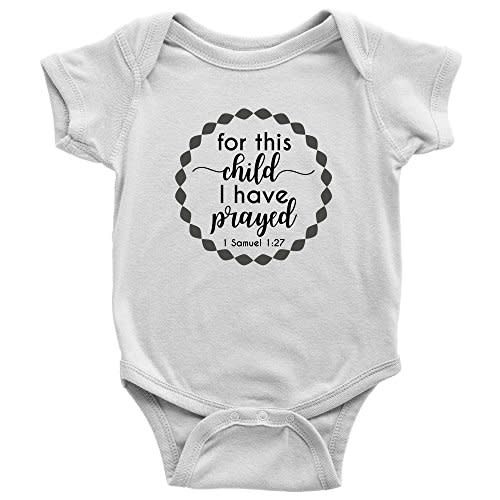 Smithers Baby for This Child I Have Prayed - Bible Verse Onesie for Babies