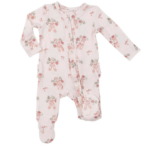 Angel Dear Simple Pretty Floral Footie Sleeper – Kids on King