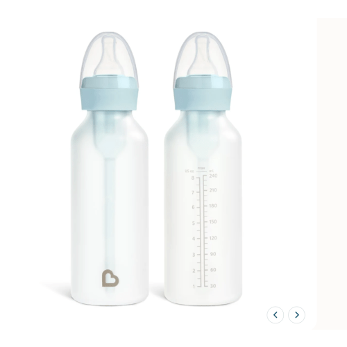 Bond® Silicone Glass Bottle 8oz, 2pk | Munchkin