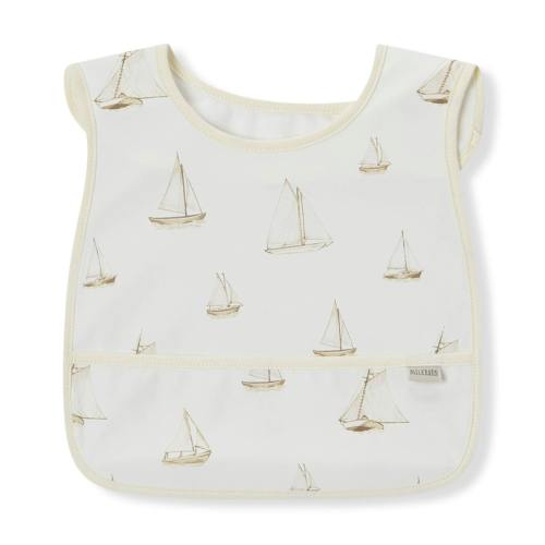 Sailboat Melody Sleeveless Pocket Bib