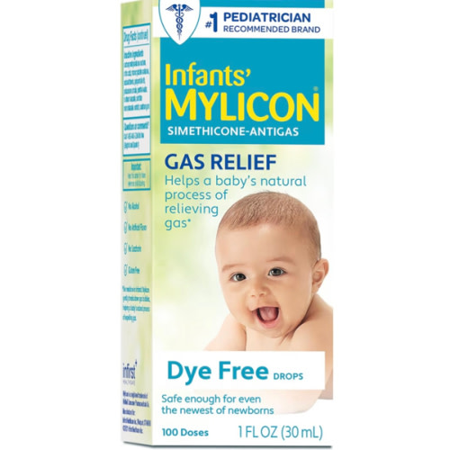 MYLICON Infants Gas Relief Drops for Infants and Babies, Dye Free Formula, 1 Fluid Ounce