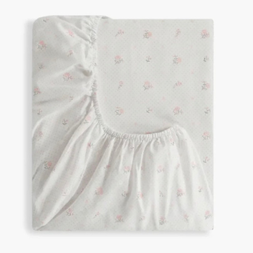 Ditsy Floral Crib Sheet - Pink