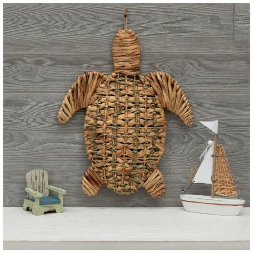 Woven Sea Turtle Wall Decor