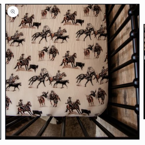 Stop the Clock Bamboo Muslin Crib Sheet – Cowkid Clothing Company