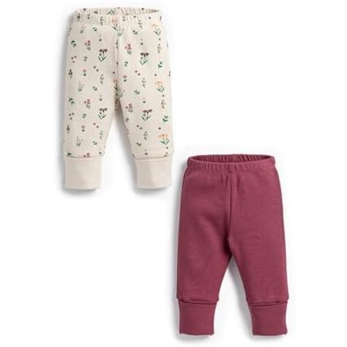 Monica + Andy Hello Baby Pants, 100% Organic Baby Clothes for Boys & Girls, Joggers, Sizes for Preemie, Newborn & Infant
