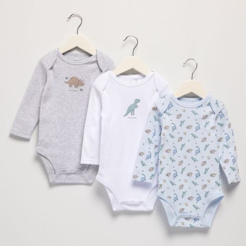 Bodie para Bebé niño Pack de 3 unidades de Algodón Yamp