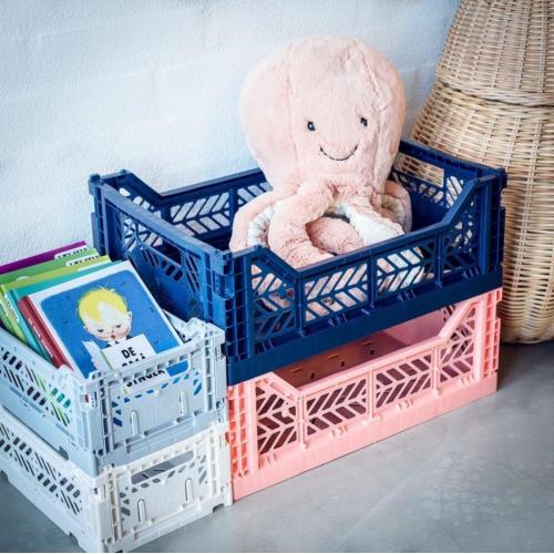 MEDIUM Personalized Collapsible Stackable Storage Crates, Home Decor, Kids Room Organization, Classroom Organization, Home Storage, Colorful