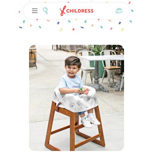 Disposable Restaurant High Chair Cover, 12 Pack (Disney print) – J.L. Childress