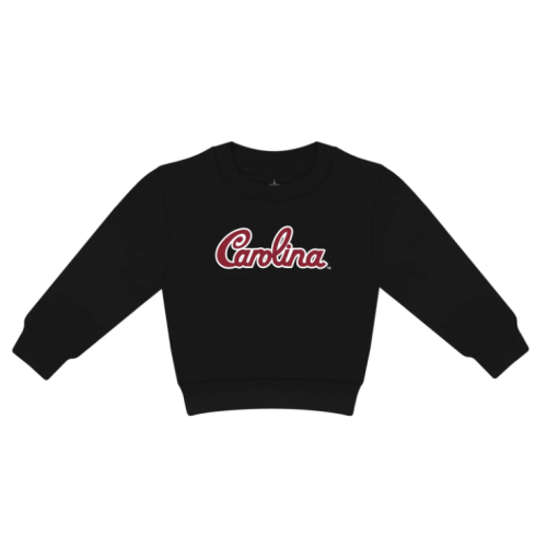 SOUTH CAROLINA GAMECOCKS BLACK SCRIPT CAROLINA INFANT CREW